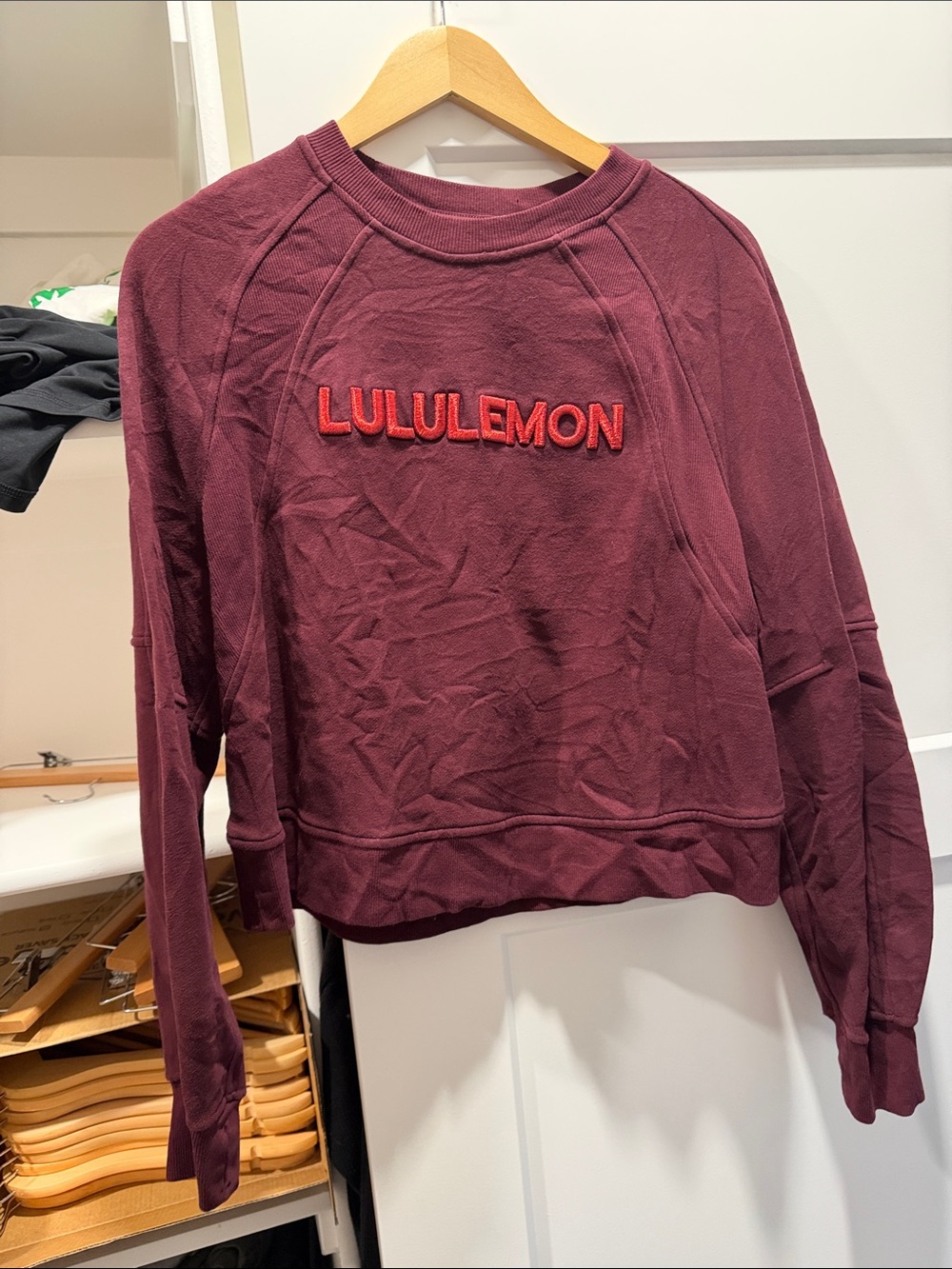 lululemon athletica Women's Deep Burgundy Pullover Sweatshirt